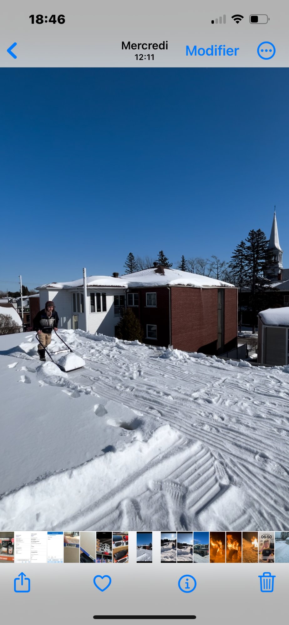 Déneigement de toiture – service hivernal Gaillards Mauricie
